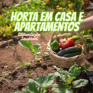 Imagem de capa para o Ebook Horta em casa e apartamentos 