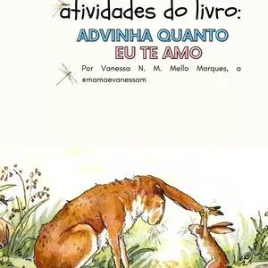 Imagem de capa para o Ebook Meu caderno de atividades do livro: ADVINHA QUANTO EU TE AMO