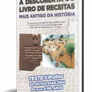 Imagem de capa para o Ebook A descoberta do livro de receitas mais antigo da história