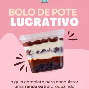 Imagem de capa para o Ebook Bolo De Pote Lucrativo