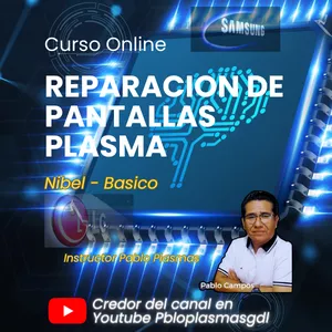 Imagen de portada para Curso online Curso Reparacion de Pantallas Plasma Nivel Básico