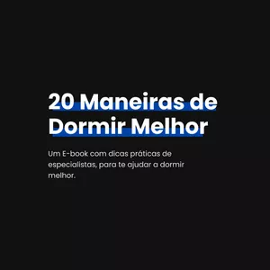 Imagem de capa para o Ebook 20 Maneiras de dormir melhor 