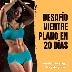 Imagen de portada para Curso online DESAFÍO VIENTRE PLANO EN 20 DÍAS 