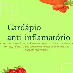 Imagem de capa para o Ebook Cardápio anti-inflamatório
