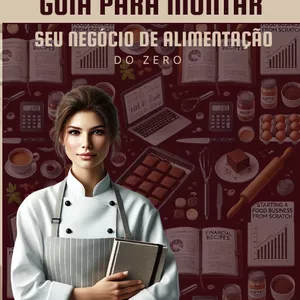 Imagem de capa para o Ebook Guia para montar seu negócio de alimentação do zero