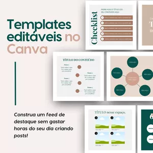 Imagem de capa para o Curso online PACK CANVA  - Profissionais da Saúde