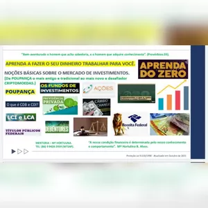 Imagem do curso NOÇÕES INDISPENSÁVEIS SOBRE MERCADO DE INVESTIMENTOS.