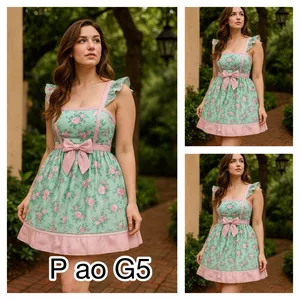 Imagem de capa para o Ebook MOLDE EM PDF VESTIDO FLORAL DE ALÇAS 