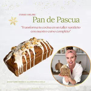 Imagen de portada para Curso online Curso Pan de pascua!! $9.800