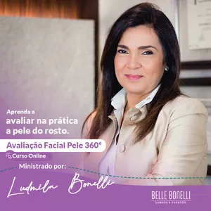 Imagem de capa para o Curso online Curso Online: Avaliação Facial Pele 360º