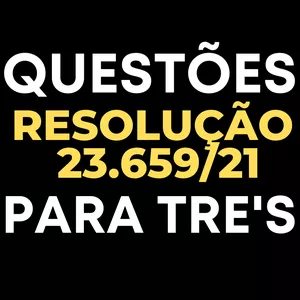 Imagem do curso Questões da Resolução 23.659/21