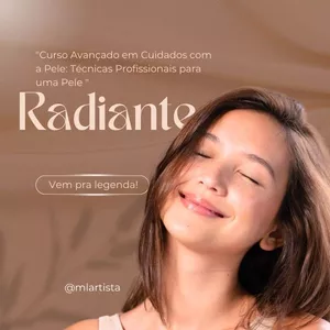 Imagem de capa para o Curso online "Curso Avançado em Cuidados com a Pele: Técnicas Profissionais para uma Pele Radiante"