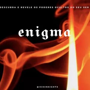Imagem de capa para o Evento online ENIGMA | Descubra os segredos, revele os poderes e expresse os potenciais ocultos do seu ser 