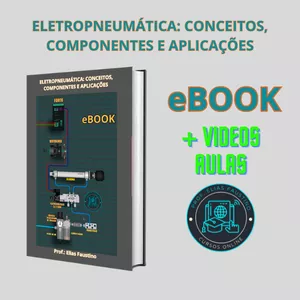 Imagem de capa para o Ebook ELETROPNEUMÁTICA: CONCEITOS, COMPONENTES E APLICAÇÕES