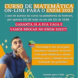 Imagem de capa para o Curso online ISOLADA DE MATEMÁTICA BROCADORES ENEM