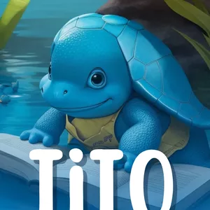 Imagem de capa para o Ebook Tito, A Tartaruga Que Ama Ler Escondido 