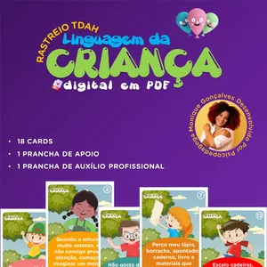 Imagem do curso Rastreio TDAH na Linguagem da Criança ????????‍♀️????????‍♂️- Baseado nos critérios do Manual DSM-V