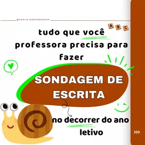 Imagem de capa para o Ebook Sondagem de escrita