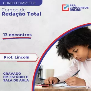 Imagem de capa para o Curso online Combo Redação Total - Prof. Lincoln - É Notório Que 