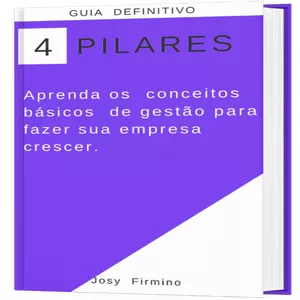 Imagem de capa para o Ebook 4  PILARES  PARA SUA EMPRESA CRESCER