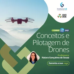 Imagem de capa para o Curso online Legislação e Pilotagem de Drones