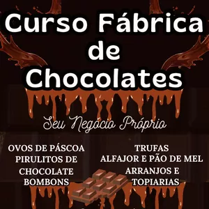 Imagem de capa para o Ebook Curso Fábrica de Chocolates