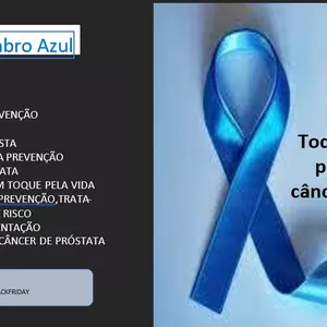Imagem de capa para o Ebook EBOOK NUTRIÇÃO NOVEMBRO AZUL POST INFORMATIVOS PARA PUBLICAÇÃO EM INSTAGRAM 