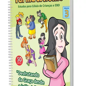 Imagem de capa para o Ebook  Apostila: "Turma do Reino" vol.3 - 50 Lições Bíblicas