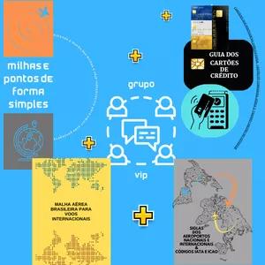 Curso [ O MAIS COMPLETO ] - MILHAS E PONTOS DE FORMA SIMPLES + GRUPO VIP + GUIA DE CARTÕES DE CRÉDITO + 2 E-BOOKS BÔNUS