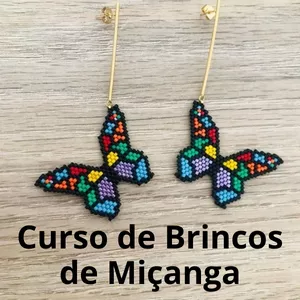 Imagem de capa para o Curso online Curso de Brincos de Miçanga