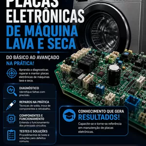 Imagem do curso Curso Conserto De Placas Eletrônica De Máquina Lava e Seca. 