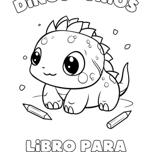 Imagen de portada para Ebook Libros para colorear: Dinosaurios 