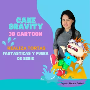 Imagen de portada para Curso online Cake Gravity 3D Cartoon