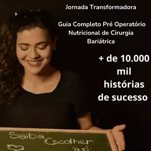 Imagem de capa para o Ebook Jornada Transformadora: Guia Completo Pré Operatório Nutricional de Cirurgia Bariátrica