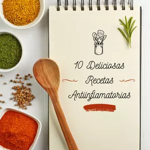 Imagen de portada para Curso online 10 Deliciosas Recetas Antiinflamatorias