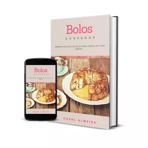 Imagem de capa para o Ebook 3 Apostilas de Receitas Caseiras e Confeitaria