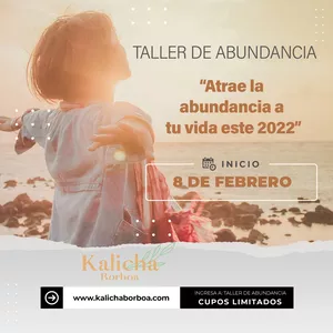Imagen de portada para Evento online Taller de abundancia febrero 2022