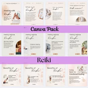 Cover image for Ebook Canva Reiki Pack