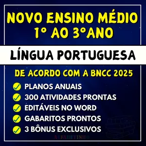 Imagem do curso LÍNGUA PORTUGUESA - Planejamentos e Atividades - Novo Ensino Médio 2025