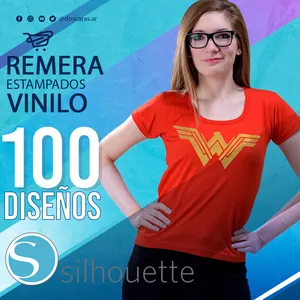 Imagen de portada para Curso online 100 diseños para silhouette studio