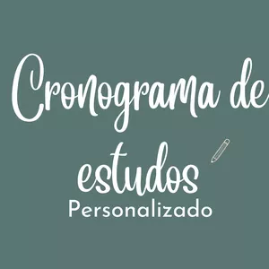 Imagem de capa para o Curso online Cronograma de estudos personalizado
