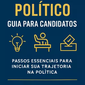 Imagem de capa para o Ebook Despertar PolíticoGuia para Candidatos Passos Essenciais para Iniciar sua Trajetória na Política Por Anderson Mascarenhas