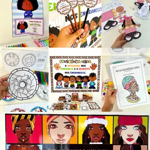 Imagem de capa para o Ebook COMBO ATIVIDADES - CONSCIÊNCIA NEGRA