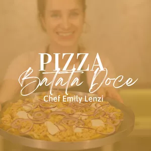 Imagem de capa para o Ebook Pizza de Batata Doce da Chef Emily