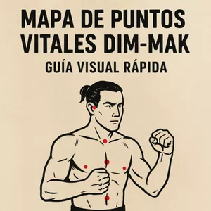 Imagen de portada para Curso online Mapa de Puntos Vitales Dim-Mak: Guía Visual Rápida