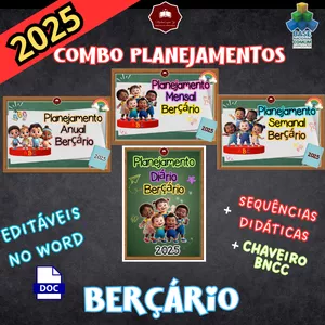 Imagem de capa para o Ebook COMBO DE PLANEJAMENTOS PARA O  BERÇÁRIO