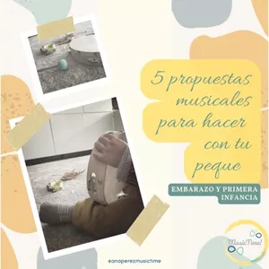 Imagen de portada para Ebook 5 Propuestas musicales para hacer con tu peque 
