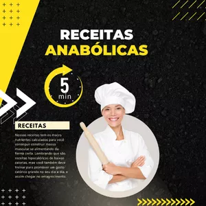 Imagem do curso RECEITAS ANABÓLICAS DE 5 Minutos