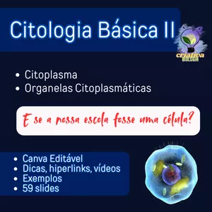 Imagem de capa para o Ebook Citologia 2 - Citoplasma e Organelas 