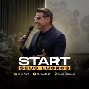 Imagem de capa para o Evento presencial Start seus lucros - promocional
